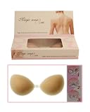 Strapless Self Adhesive Silicone Bra Khaki Color