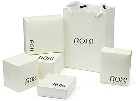 ROXI 18k Rose Gold Plated Multi-color Dual Waterdrop Ring for Girls Best Gifts(Sizes 6 7 8)