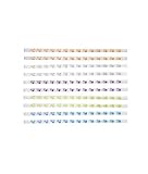 Set of 10 Striped Reusable Straws by Zak Designs