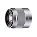 Sony SEL50F18 E-Mount Portrait-Objektiv 50mm /F 1,8, bildstabilisiert silber