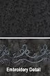 Embroidered Sarongs - Blue Grey, Heavy Rayon