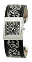 Bench Ladies Black Dial & Black Printed Bangle Watch