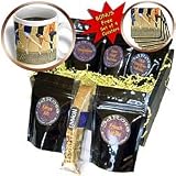 Kike Calvo Dance – Photo Professional ballerinas dressed up with street clothing but wearing ballet shoes – Coffee Gift Baskets – Coffee Gift Basket