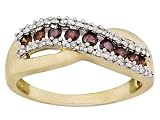 10KT .50CTW WHITE AND IRRADIATED CINNAMON DIAMOND RING