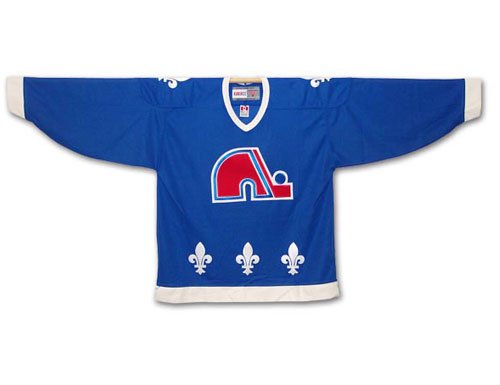 Buy Quebec Nordiques Vintage 1992 Dark NHL Hockey Jersey (CCM) Professionally SEWN ON Authentic Tackle...