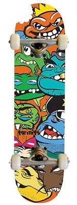 Childrens Toyshop  Toys : Termite CHARACTER FACES Professional Complete Mini 7"x28" Skateboard