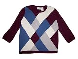 Alfred Dunner Classics 3/4 Sleeve Colorblock Knit Top