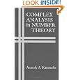 Complex Analysis in Number Theory by Anatoly A. Karatsuba