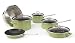 Chantal Enamel-On-Steel 10 Piece Cookware Set, Glossy Garden Green
