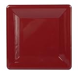Caspari 10-Inch Square Lacquer Tray, Sienna