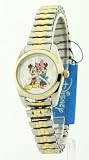Disney Women's MCK803 Mickey Loves Minnie Two Tone Classic Bracelet Watch
