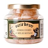 Gourmet Food : Bernard Michaud Mountain Honey Candies in Clear Jar 7.1 Oz