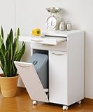 YAMAZEN ダストボックス(2分別) SCP-2W(WH) ホワイト