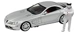 Minichamps Top Gear 1:43 Scale Mercedes-Benz McLaren SLR Diecast Car (Silver) with The Stig Figure