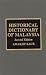 Book Historical Dictionary of Malaysia