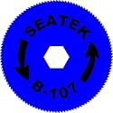 Seatek B-107 Blades for Roto-Split and Roto-Flex to Cut Aluminum Casing (Package of Two)
