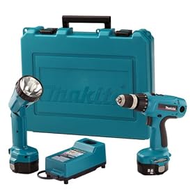 Makita 6237DWDLE 14.4V 3/8-Inch MFORCE Cordless Drill & Flashlight Kit with Exclusive Shift Lock Drive System