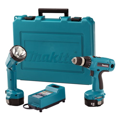 Makita 6237DWDLE 14.4V 3/8-Inch MFORCE Cordless Drill & Flashlight Kit with Exclusive Shift Lock Drive System
