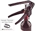 Kitchen & Housewares : Screwpull Lever Model with Foil Cutter and Replacement Screw, Black