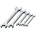 SK 86151 SuperKrome 5 Piece 1/4-Inch to 3/4-Inch Standard Open End Wrench Set