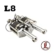 LEGEND AIR SUSPENSION HARLEY SOFTAIL 1989-1999 L8-CHROME