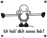 Produkt-Bild: Sheepworld - Ich Hab' Dich Soooo Lieb! Mini-Poster (50 x 40cm)