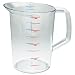 Rubbermaid Commercial Products FG321800CLR 4-Quart Bouncer Measuring Cup