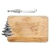 Christmas Tree Handled Cheese Board and Spreader Set