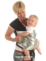 Moby D Baby Carrier-Sage Silk w/Black