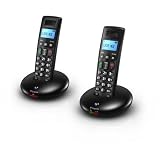 BT Graphite 2100 Twin DECT Digital Cordless Phone - Black