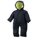 Columbia Kids Snow Powder Down Bunting Suit, Navy, 18 months