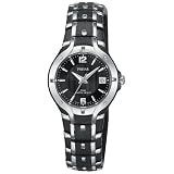 Pulsar Ladies Dress Sport Black Ion Silver-Tone Watch #PXT595 by Pulsar