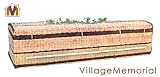 Banana Casket (Ebony Natural Woven Green Burial Basket Casket) - Size 71