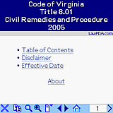 Virginia Civil Remedies Procedure 2005 downloadable Software