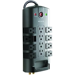 New-BELKIN BP112230-08 PIVOT-PLUG SURGE PROTECTORS (12-OUTLET) – BKNBP11223008