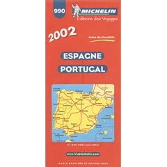 Spain and Portugal 2002 (Michelin Country Maps)
