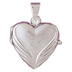 14K White Gold Ornate Locket 5.8 - Gram(s) - Free Shipping
