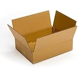 Pratt Recycled Corrugated Cardboard Single Wall Standard Printer's Box with C Flute