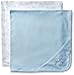 Little Me Baby Boys' Puppy Fun 2 Pack Cotton Receiving Blankets