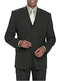 Versini Three-Button Olive Multistripe Suit