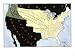 Slave and Free Territories in the United States after the Missouri Compromise Act, 18...