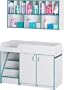 Jonti-Craft 5140JC003 Rainbow Accents Diaper Changer Combo