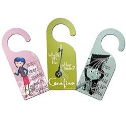 Coraline Doorknob Hangers set of 3