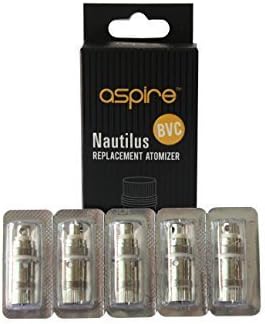 Aspire Bottom Vertical Coil Design Tank (5 Pack 1.6ohm Aspire nautilus bvc coil) by Vapor Enjoy