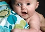 Bitzy Blanket Designer Baby Blanket in Bubble Dot Bl