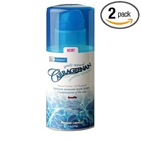 Oceanus Carrageenan Personal Lubricant, 100 Applications, 4 Ounces (Pack of 2)