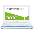 Acer Aspire One Happy Series 25,6 cm (10,1 Zoll) Netbook (Intel Atom Dual Core N550, 1,5GHz, 1GB RAM, 250GB HDD, Intel GMA3150, Bluetooth, Win 7 Starter / Android) blau