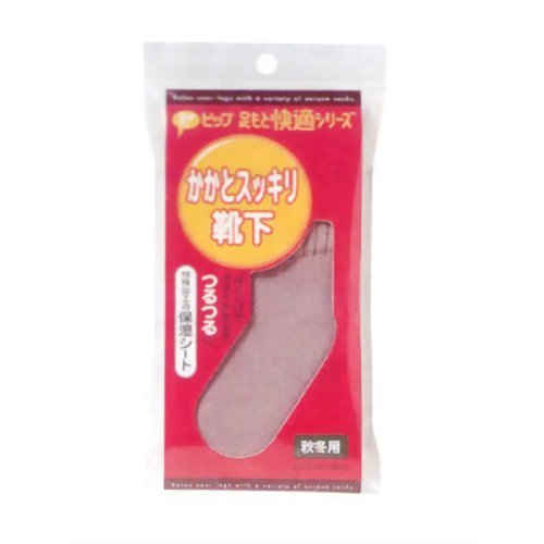 かかとスッキリ靴下　秋冬用ピンク