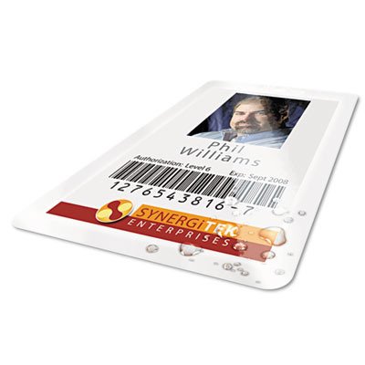 GBC HeatSeal UltraClear Thermal Laminating Pouches, Government ID Size, 5 mm Thickness, Clear, 100 Pouches per Pack (56005)