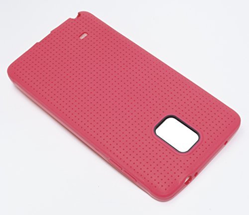 Note 4 Case, Bastex Heavy Duty Durable Hybrid Protective TPU Case - Pink Mesh Design Soft Cover for Samsung Galaxy Note 4